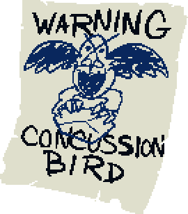 concussion bird warning sign